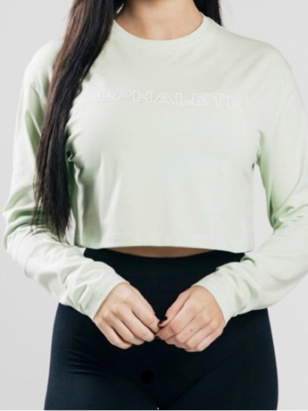 {NEW IN PACKAGE} Alphalete Performance LS Crop